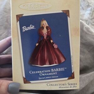 Barbie Celebration Ornament - Red Gown 2002